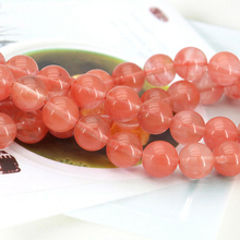 Promoção 12mm redondo rosa melancia turmalina 15 "2 tamanhos contas soltas diy joias da moda feminina 2024 - compre barato