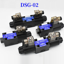 DSG-02 Series Hydraulic Electromagnetic Two-Way Directional Valve Single-head Valve 24VDC 220VAC Solenoid Directional Valve 2024 - buy cheap