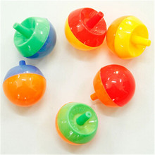 5 pçs/lote criativo mini manual flip girando topo giroscópio engraçado jogo educacional brinquedos de presente para crianças do bebê brinquedos de plástico 2024 - compre barato