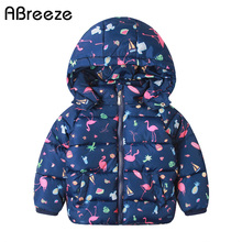 New Winter Girls Down & Parkas 2Y 9Y Baby Waterproof Warm Outerwear Coats For Girls Cotton Lining Children Jackets Girls 2024 - buy cheap