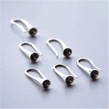 HOT Wholesale 10pcs 925 Sterling Silver Hook Earring Earwire DIY Jewelry Finding Accessories 2024 - buy cheap