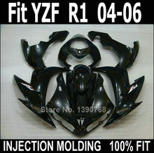 Hot sale fairings for Yamaha injection glossy black YZF R1 2004 2005 2006 plastic fairing kit YZFR1 04 05 06 NV33 2024 - buy cheap