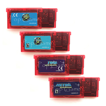 Metrod-cartucho de videojuego Fusion Zero Mision, carcasa roja para consola de 32 bits, reproductor de mano 2024 - compra barato