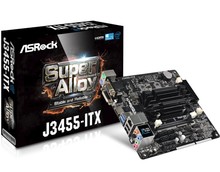 Полностью новый ASRock J3455-ITX мини интегрированный процессор четырехъядерная материнская плата NAS 2024 - купить недорого