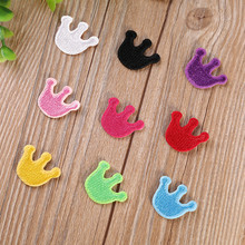 10pcs/lot Cute Small Crown Patches for Clothes Embroidery Iron On Applique For Bags Dress Clothes Cheap Patches DIY Applique 2024 - buy cheap