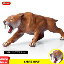 Oenux-sabre africano de figura de ação, brinquedo educacional para crianças, formato de gato selvagem, imitação de tigre 2024 - compre barato