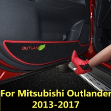 For Mitsubishi Outlander 2013-2017 Protector Side Edge Protected Anti-kick Door Mats Cover case decoration Auto Accessories 2024 - buy cheap