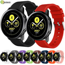 Bandas de silicona para Samsung Galaxy Watch Active/Active2, 40mm, 44mm, 42mm, 20mm 2024 - compra barato