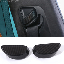 Carbon Fiber Car Front Row Seat Safety Belt Buckle Decoration Cover Trim 2pcs For Maserati Levante 2016 2pcs 2024 - buy cheap