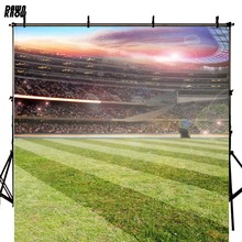 Виниловый фон для фотосъемки с футбольным полем, новый тканевый полиэфирный фон для семейной фотостудии F2151 2024 - купить недорого