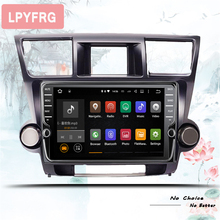 2 din de 9 pulgadas Octa 8 Core 4G + 64G Android 10,0 reproductor de DVD para radio y el coche para Toyota Highlander 2008-2014 navegación gps grabadora de cinta 2024 - compra barato