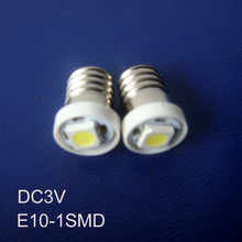High quality,E10 3V Led,E10 Lamp DC3V,E10 light,E10 LED,E10 Pilot lamp,E10 Instrument Light,E10 Bulb 3V,free shipping 500pcs/lot 2024 - buy cheap