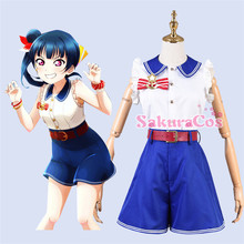 Fantasia de dia das bruxas, uniforme cosplay do anime love live aqors yoshiko 6ª geração de aniversário tio fofo 2024 - compre barato