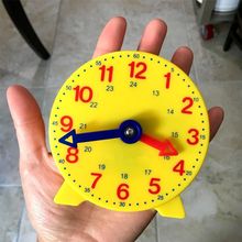 Montessori Student Learning Clock Time Teacher Gear Clock 4 Inch 12/24 Hour 2024 - buy cheap