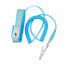 JAKEMY Регулируемый Антистатический браслет ESD разрядный кабель ремешок на запястье для чувствительных инструментов для ремонта электроники 2024 - купить недорого