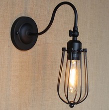 Estilo Loft Edison Arandela Espelho Dobra Luminárias de Parede Industrial Do Vintage Lâmpadas de Iluminação de Parede Para Casa Lampara Pared 2024 - compre barato