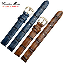 New High quality 6mm 8mm 10mm small size Retro style watchband Genuine leather watch strap Women's Bracelet 2024 - buy cheap