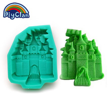 DIY Castle Silicone Chocolate Mold For Soap Cake Decorating Pudding Jelly Dessert Mould Alcazar Handmade Soap Mold S0234FZ 2024 - buy cheap