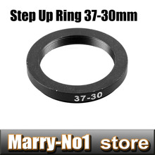 Envío Gratis negro anillo de filtro de elevación 37mm a 30mm 37mm-30mm 37-30mm 2024 - compra barato