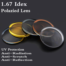 Óculos de sol polarizados asféricos, lentes de prescrição para miopia, presbiopia, proteção uv, 2 peças, rs234, 1.67 2024 - compre barato