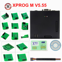 Профессиональный диагностический сканер XPROG M V5.55, полный набор для настройки чипов ЭБУ X-prog M 2018, OBD, 5,55 2024 - купить недорого