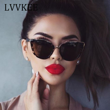 LVVKEE brand fashion design Cat eye Sunglasses Women Vintage Gradient Glasses Retro Cat eye Sun glasses Female Eyewear UV400 2024 - buy cheap