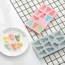 Silicone Cake Mold Bear Ice Cube Ice Box Chocolate Molds Jelly Molds Candy Cake Mould Bakeware 2024 - buy cheap