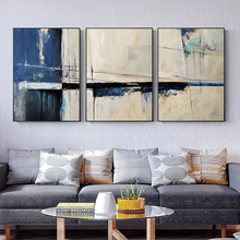 Modern Seascape Abstract Wall Art Nordic Blue Canvas Paintings Posters And Prints Wall Pictures For Living Room Bedroom Decor 2024 - buy cheap