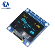 Módulo OLED para Arduino IIC I2C DC 3V-5V SPI, Módulo De Pantalla LED de serie, 0,96 ", azul, amarillo, 0,96 pulgadas, 128X64 LCD OLED 2024 - compra barato