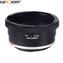 K&F CONCEPT For Pentacon-EOS Camera Lens Adapter Ring For Pentacon/Kiev 60 Lens to Canon EOS EF Camera Body 50D 7D 5D 650D 550D 2024 - buy cheap
