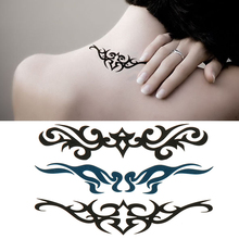 Водонепроницаемые Временные татуировки Cirrus переводной стикер с тотемными узорами сексуальный боди-арт для украшения кожи для мужчин и женщин 2024 - купить недорого