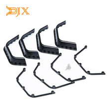 DJX Black Fender Flares for 1/10 RC Crawler Car Axial SCX10 RC4WD Gelande D90 D110 Shell Parts 2024 - buy cheap