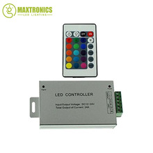 Best price DC12-24V 24A led controller 24 keys controller IR Remote Led Controller Free shipping 2024 - buy cheap