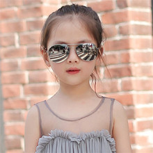 ZXWLYXGC Child Pretty Goggles Girl Alloy Sunglasses Fashion Boy Girl Child Classic Vintage Cute Sun Glasses 2024 - buy cheap