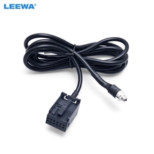 LEEWA 10pcs Car Radio CD Player Auxiliary Aux Audio Cable For Ford Focus 2 MK2 Ford Mondeo Aadpter Wire #CA1406 2024 - buy cheap