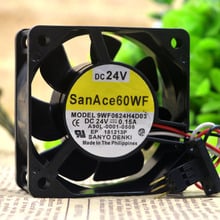 SSEA New Wholesale cooling fan for  SanAce60WF 9WF0624H4D03 6025 24V 0.15A  3 wire Cooling fan 60*60*25mm 2024 - buy cheap