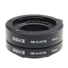 Удлинительное Кольцо Meike для макросъемки с автофокусом, для крепления Sony FE/E NEX-7, NEX-6, NEX-5R, NEX-3, NEX-5T, NEX-5R, A7, A7II, A7III, A6000, A6400 2024 - купить недорого