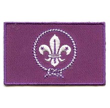 Embroidered Scouting Country Embroidery Emblem Embroidery Labels Sewing Heat Cut border &Iron On Backing Accept Custom&MOQ 50pcs 2024 - buy cheap