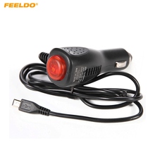 FEELDO 12V-48V Auto Car GPS Navigator Radar Charger Mini USB Interface Adapter With ON/OFF Switch #FD-5496 2024 - buy cheap
