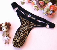 BDSM Leopard panty sexy Stripper Man O ring gstrings bandoge Thong Adult game for man sex toys roleplay product 2024 - buy cheap