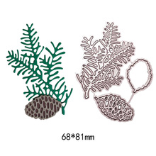 Cutting Dies New Leaves Pinecone Metal steel Stencil for DIY Scrapbooking Photo Album Paper Cards  Embossing Die Cuts Decorative 2024 - buy cheap