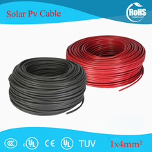 50 метров/рулон 4mm2 (12AWG) SPhotovoltaic кабель/TUV кабель для соединения фотоэлектрических панелей/PV кабель с UV UL Approva 2024 - купить недорого