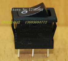 Interruptor de potencia R19, grupo de luces de Taiwán, balancín negro, tipo barco, SPDT, RA22--100PCS/lote 2024 - compra barato