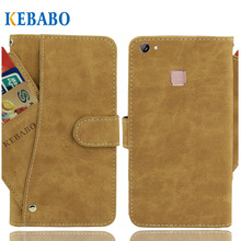 Vintage Leather Wallet NOA H2 Case 5" Flip Luxury 3 Front Card Slots Cover Magnet Stand Phone Protective Bags 2024 - buy cheap