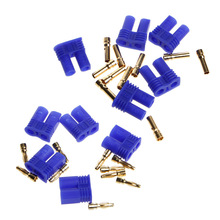 5 Pairs EC2 2.0mm RC Lipo Battery Connector Gold Bullet Banana Plug Male&Female #HC6U# Drop shipping 2024 - buy cheap