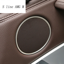 Автомобильный Стайлинг аудио динамик дверь автомобиля громкий динамик украшение отделка крышка наклейки для BMW X3 F25 G01 2018 интерьер автомобильные аксессуары 2024 - купить недорого