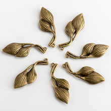 DIY Alloy Leaf Pendant For Decoration Charms Jewelry Findings & Components For Jewelry Making #JZ111 2024 - buy cheap