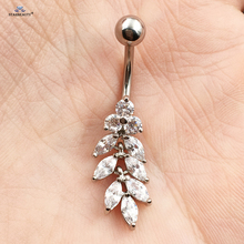 Starose Top Bright Bijoux Wheat Ears Navel Piercing Ombligo Women Leaf Tassel Belly Piercing Nombril Sexy Belly Ring  Pircing 2024 - buy cheap