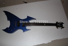Free shipping high quality Strange Modle Nice B.C. Rich Sigmature Special Blue Electric Guitar In Stock !! Free Shipping 2024 - buy cheap