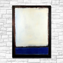 Cuadros de pared para sala de estar, lienzo abstracto azul y gris, decoración moderna para el hogar, pintura al óleo sin marco 2024 - compra barato